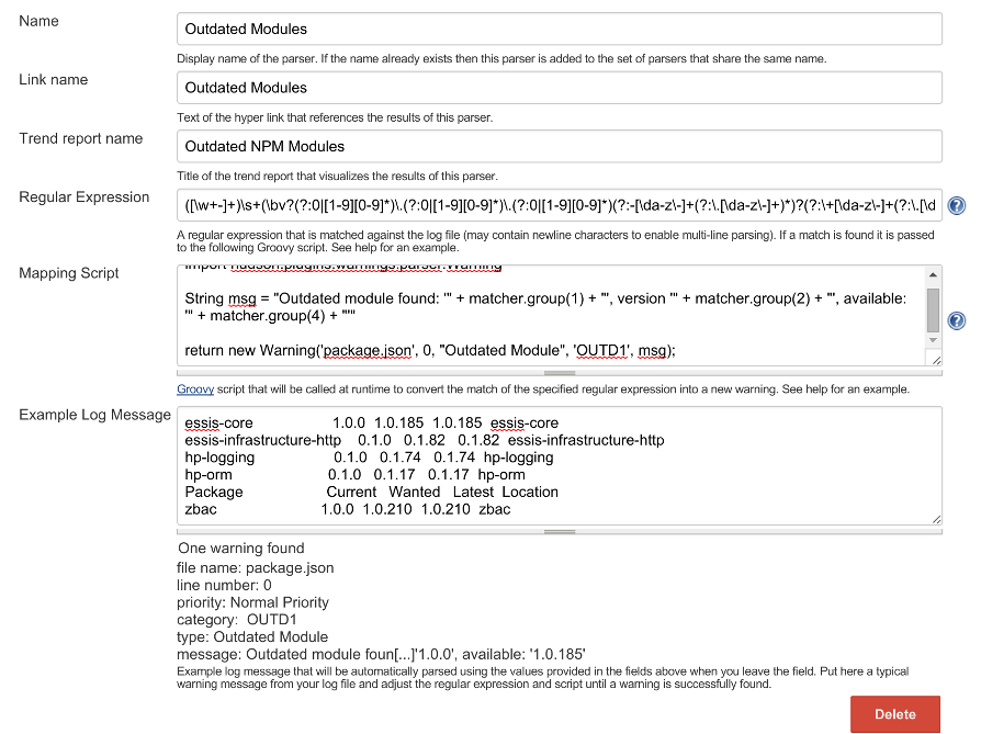 Jenkins Configuration